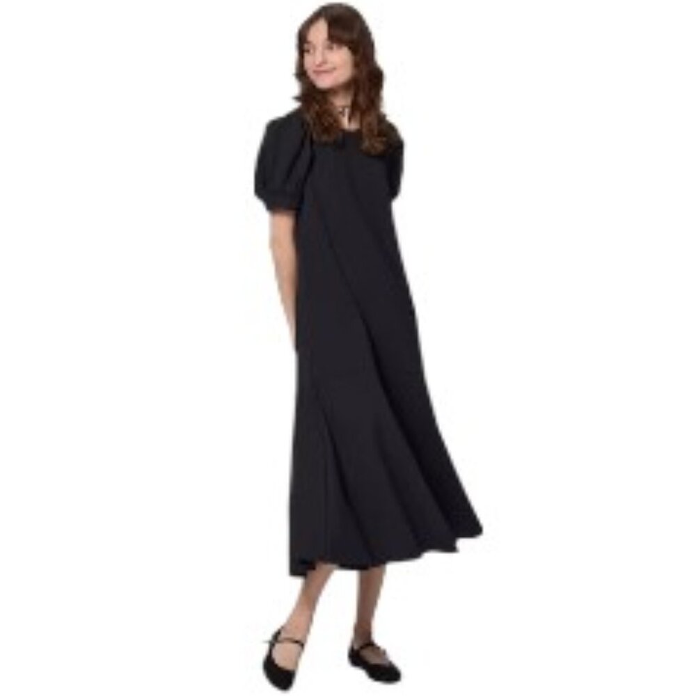 NWT GU by Uniqlo Women's Volume Sleeve Dress (Half Sleeve) Z+E